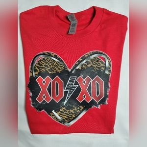 Valentines day xoxo heart shirt